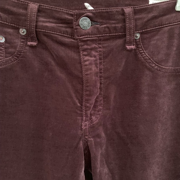 Rag&Bone burgundy velvet skinny pants. Size 30 - Picture 13 of 16